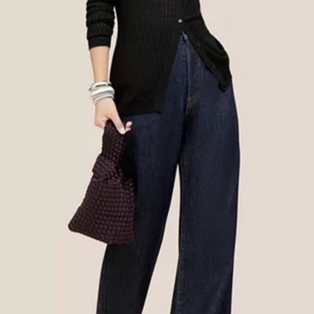 Naghedi Deep Purple Woven Tote - Picture 3 of 7